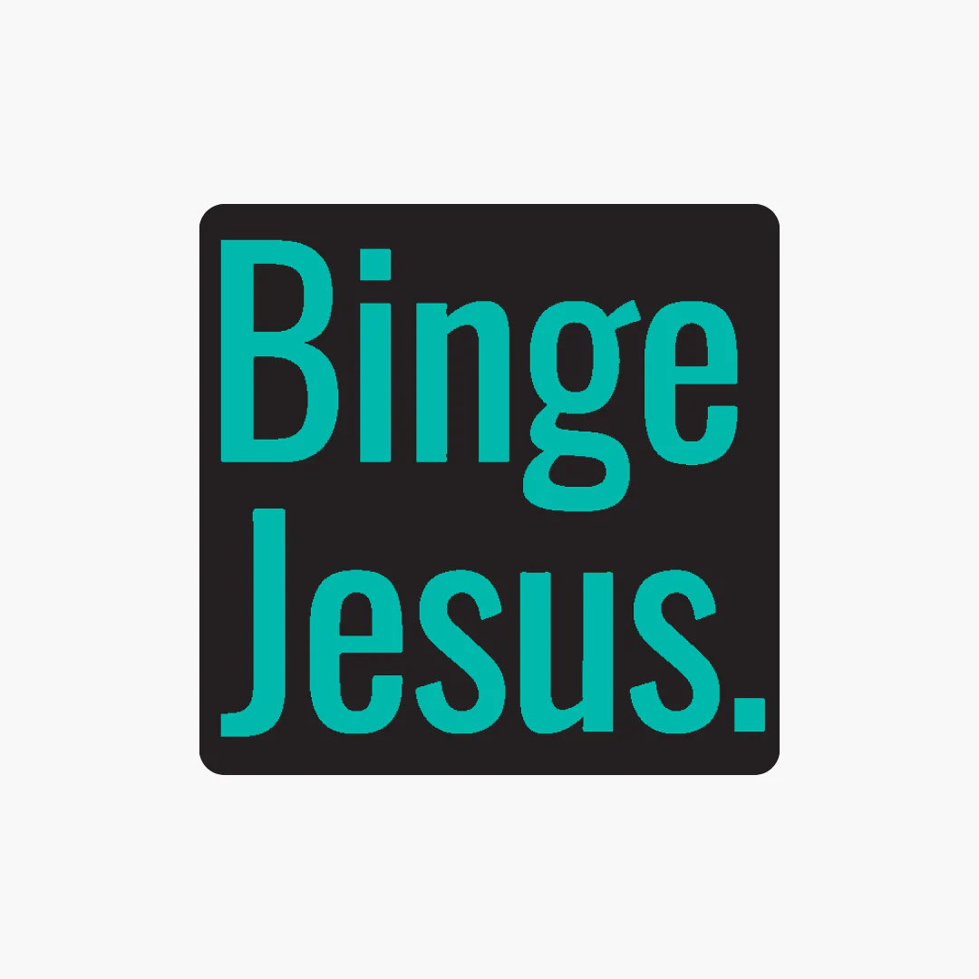 Stacked Binge Jesus Sticker - Image 2