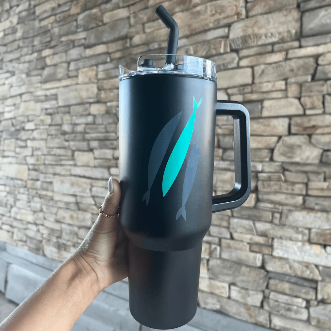 Three Fish Tumbler - 40 oz - Image 10